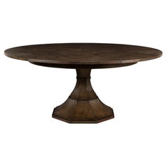 Large Modern Oak Dining Table