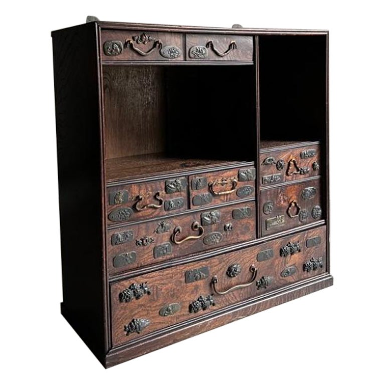 Tea Wall Cabinet Japan, 1920s For Sale