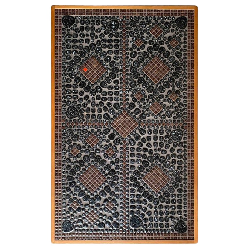 Skandinavische Keramik-Mosaik-Tischplatte, 1960er Jahre im Angebot