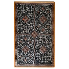 Piano da tavolo scandinavo in ceramica a mosaico, anni '60