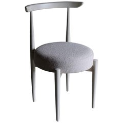 Scandinavian Gray Boucle Chair, 1960s