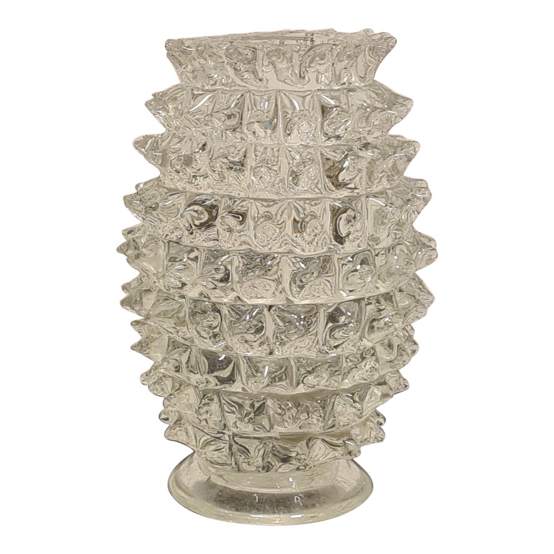 Vase aus Muranoglas Rostrato von Barovier & Toso