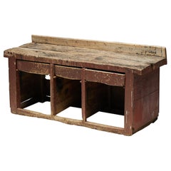 Used Art Populaire Workbench or Counter, France, 19th Century