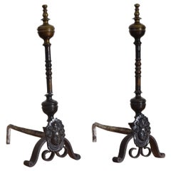 Metal Andirons