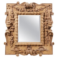 Mike Bell Ornate Carved Wood Mirror