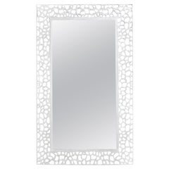 (Final Payment Listing) Angola White Ash Solid Wood Mirror