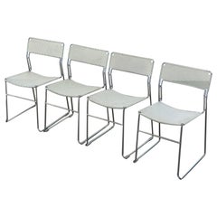 Retro Sultana Metal Dining Chairs by Arrben Italy