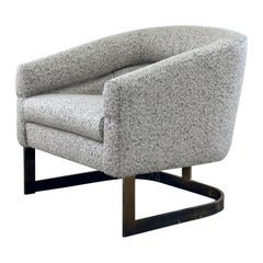 Channeled Postmodern Lounge Chair by Kipp Stewart for Directional