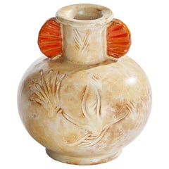 Upsala Ekeby, Vase, Steingut, Schweden, 1930er Jahre