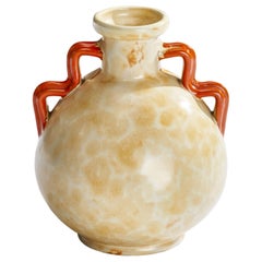 Vase en faïence de Upsala Ekeby, Suède, années 1930