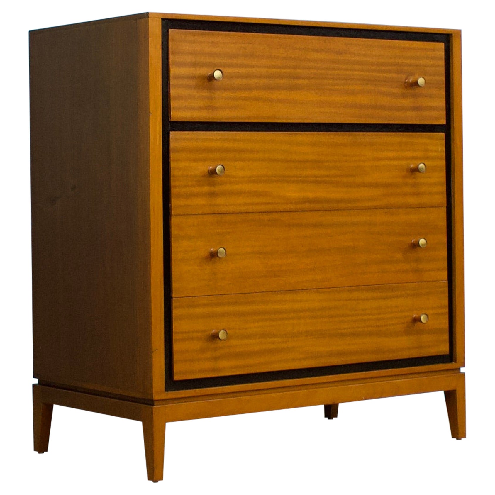 Mid-Century Teak Chest of Drawers by Heals from Loughborough, 1950s For Sale