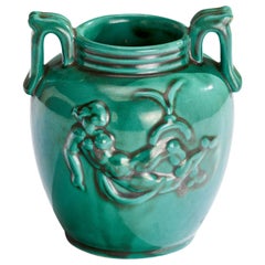 Upsala Ekeby, Vase, Steingut, Schweden, 1930er Jahre