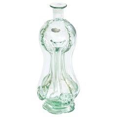Vintage Ture Berglund, Bottle, Glass, Sweden, 1940s