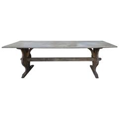 19th Century Italian Trestle Table