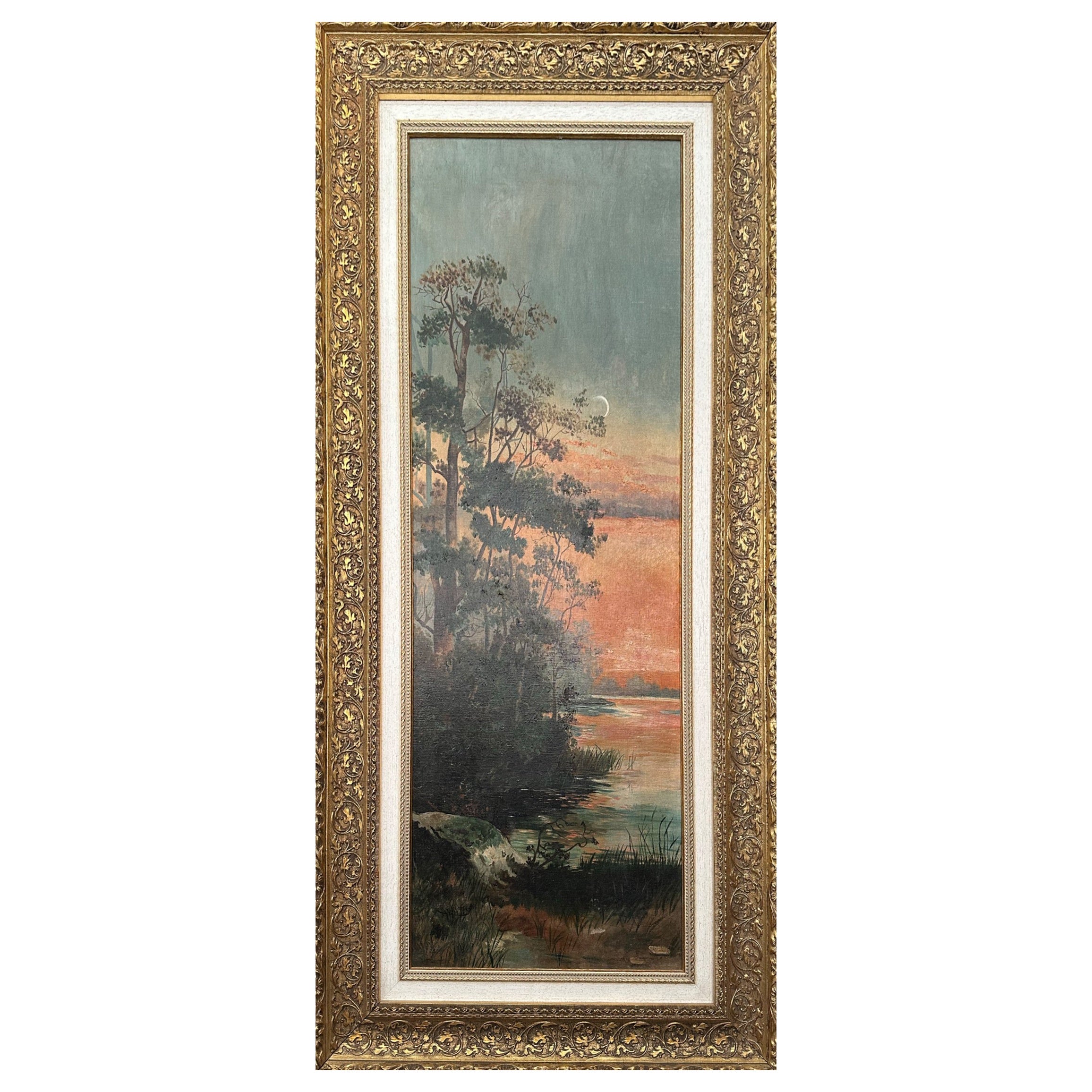 Oil Painting of a Beautiful Landscape For Sale