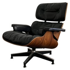 Herman Miller Eames Loungesessel aus Rosenholz 1960er Jahre