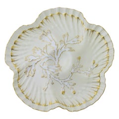 Antique Brownfield's for Tiffany & Company Porcelain Oyster Plate
