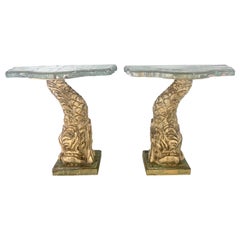 Giltwood Console Tables