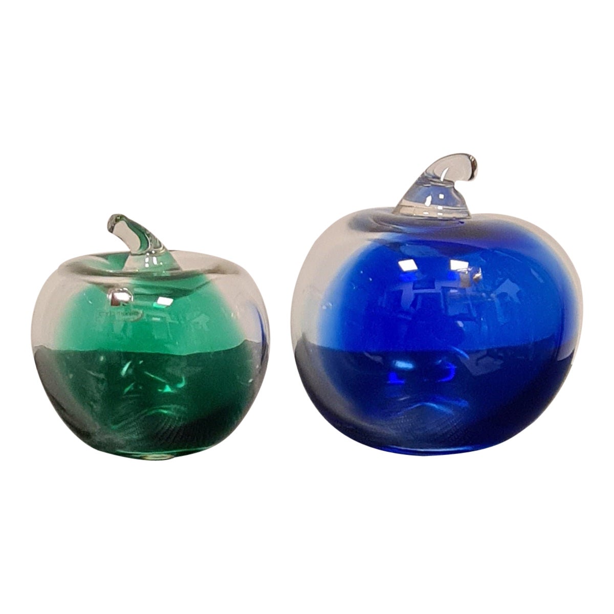 Murano glass apples by Carlo Moretti