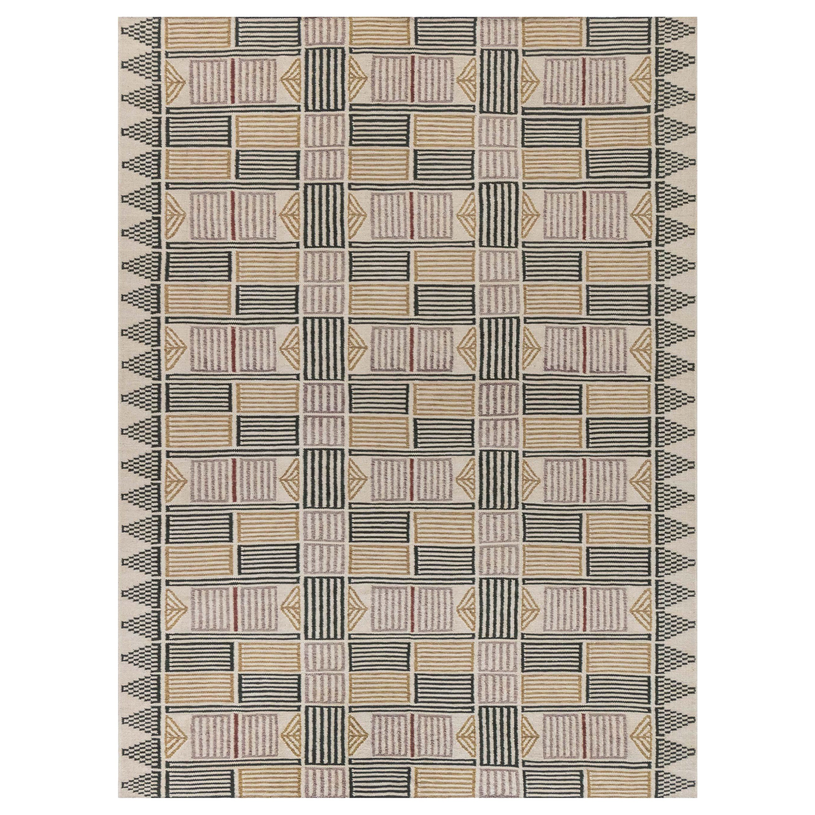 Moderner schwedischer Teppich von Doris Leslie Blau