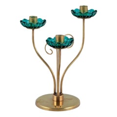 Art Glass Candle Holders