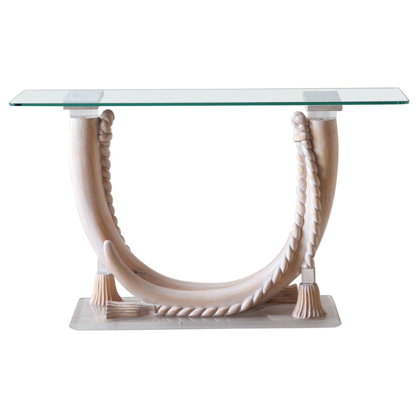 Console table attributed to Sergio Longoni, ca. 1980, Italy For Sale