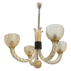 Lustre en verre de Murano par Barovier