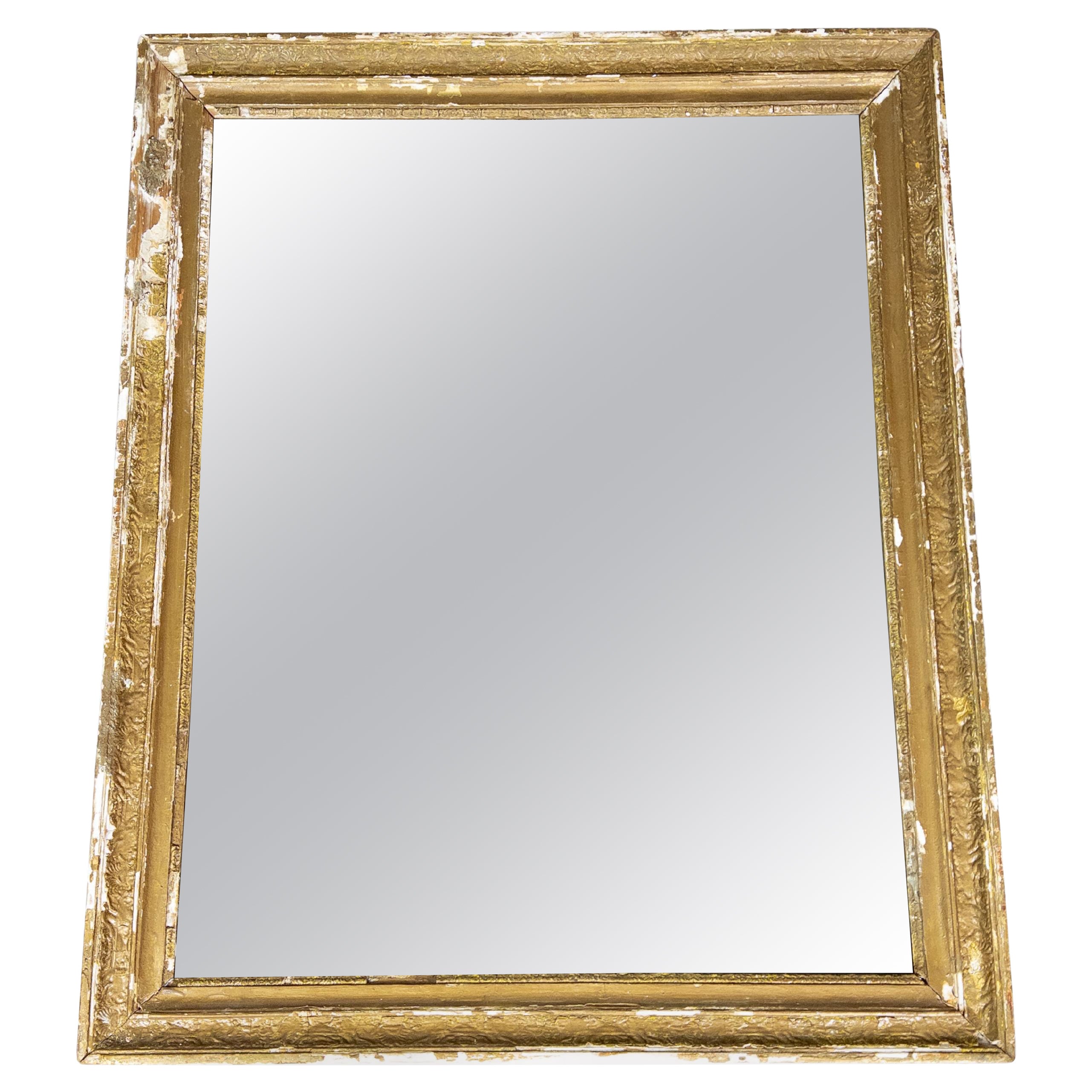 19th Century Gilt Frame Antique Mirror