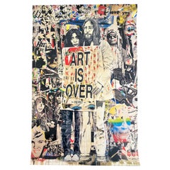 John Lennon & Yoko Ono Art Poster from the ICONS Exhibit by Mr. Brainwash