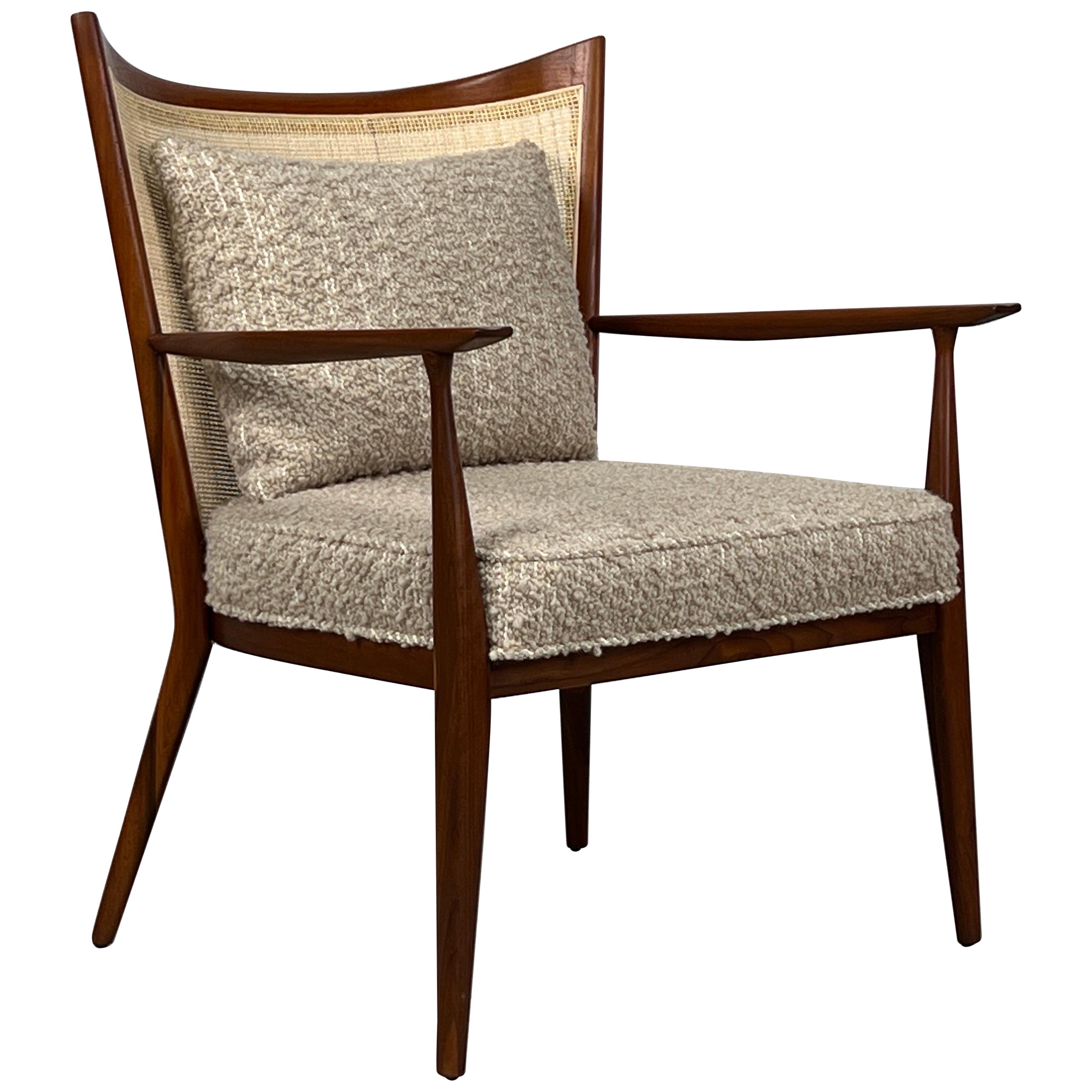 Paul McCobb Cane Back Lounge Chair 