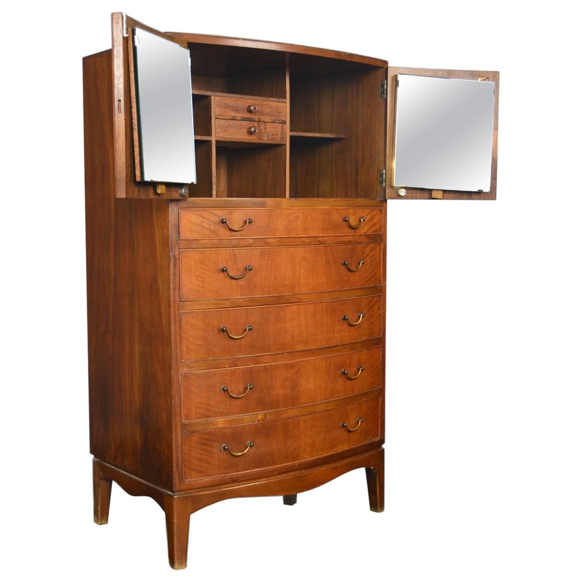 Ole Wanscher 1940s Danish Nutwood Vanity / Dresser