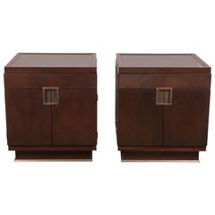 Pair of Boxer Chests by William Sofield for Baker