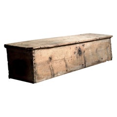 Antique A Large Primitive Wabi Sabi Chest, Scandinavia c. 1800s 