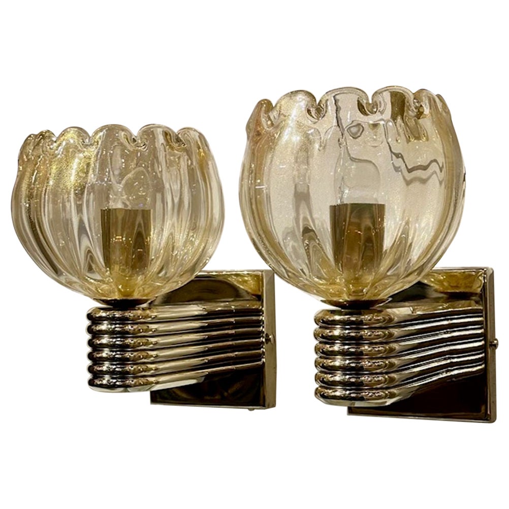 Murano Cup Sconces
