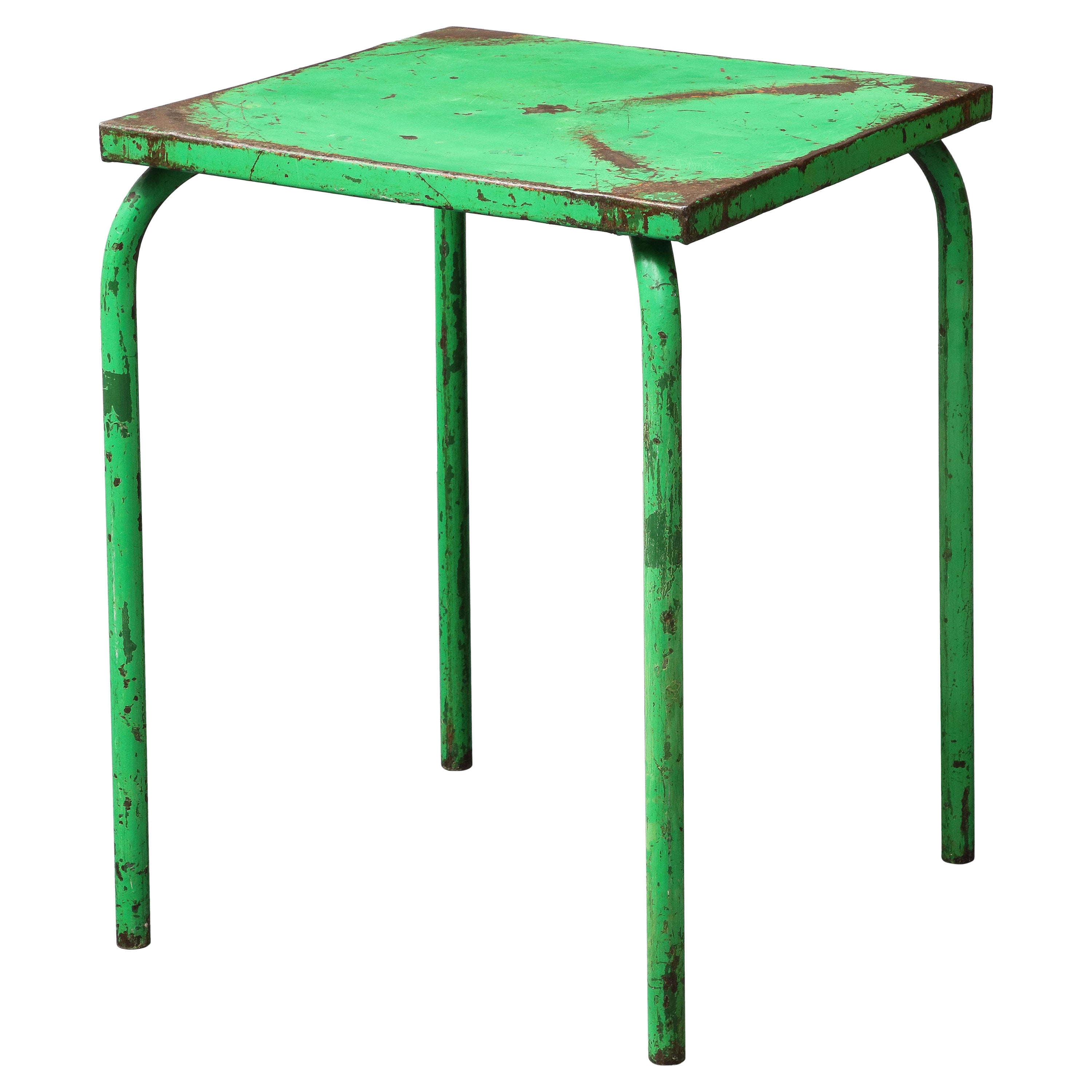 Metal Side Table by Xavier Pauchard, France, c. 1950 For Sale