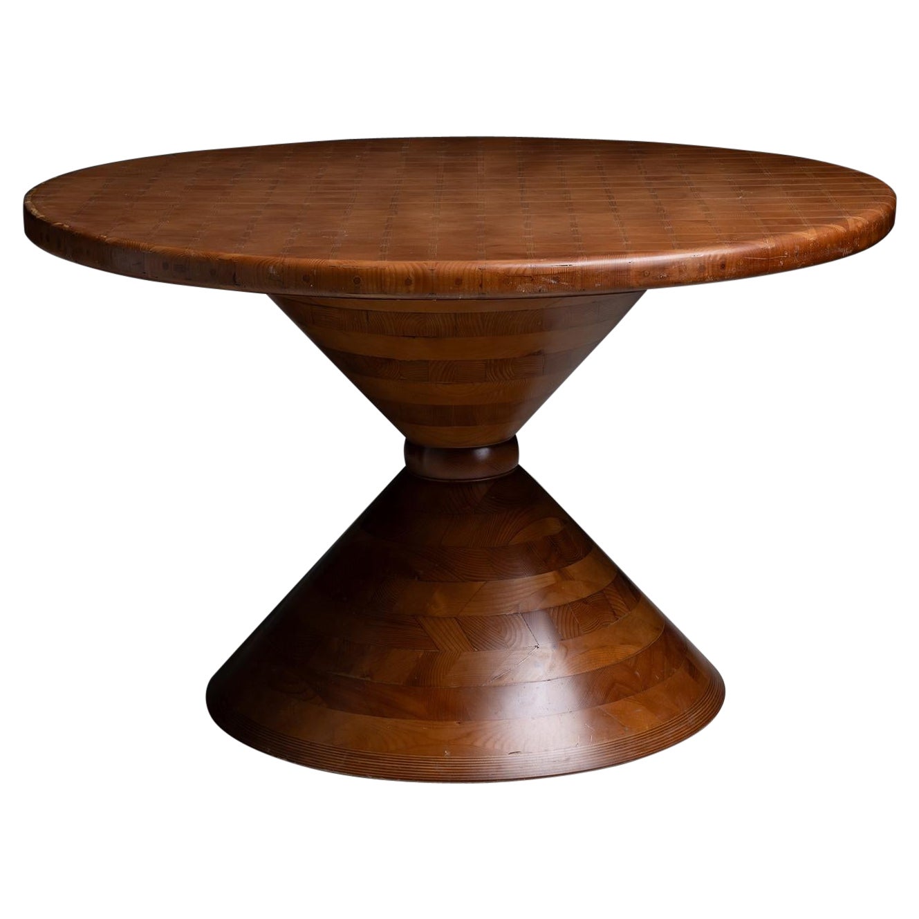 Marquetry Dining Table, circa 1960