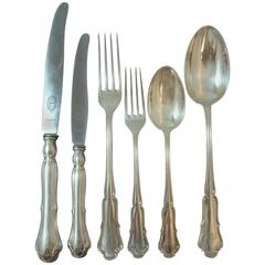 Savoy by a. Nilsson Sterling Silver Flatware Set Service Sweden 72 Pieces 1926
