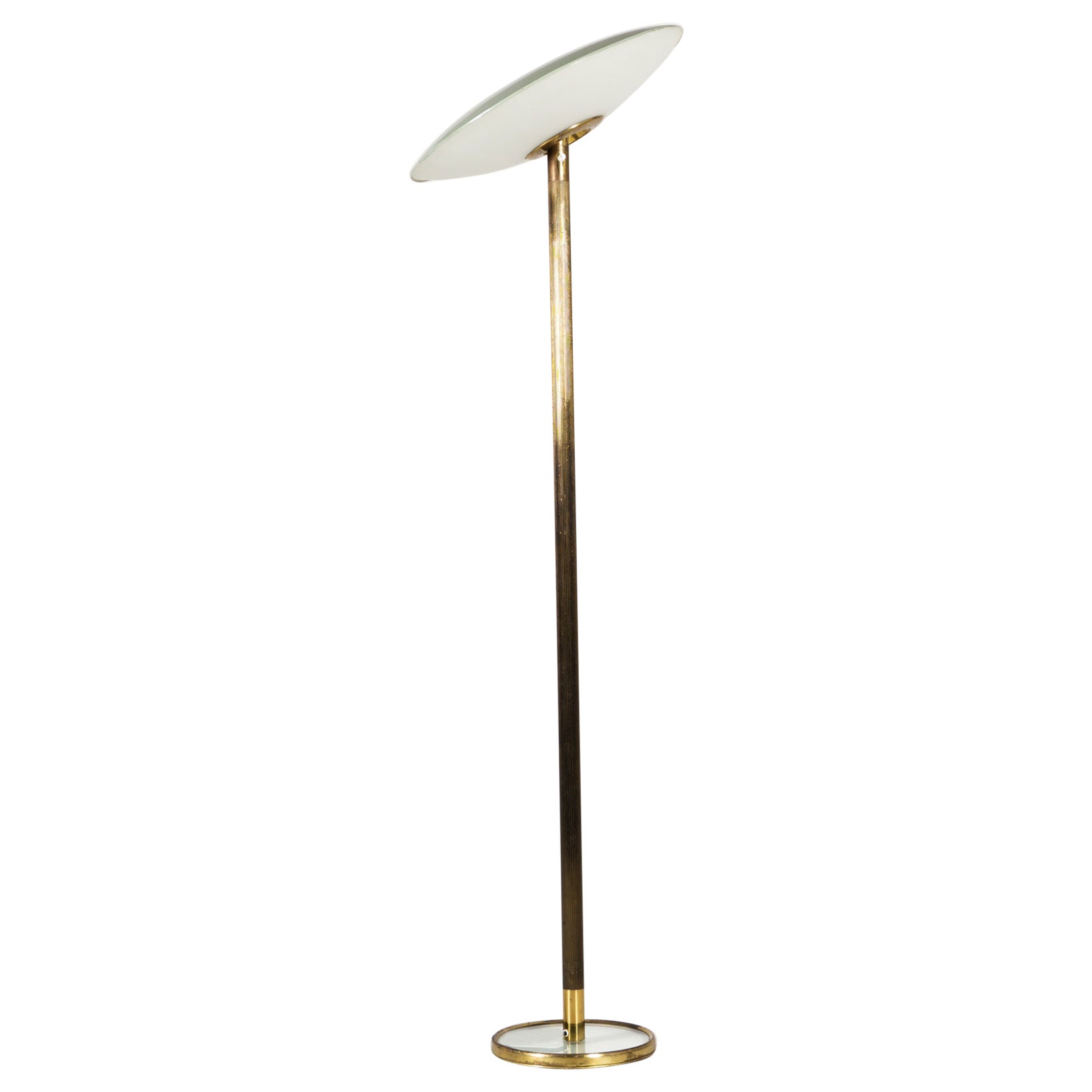 Rare floor lamp by Pietro Chiesa, Fontana Arte, ca. 1940 For Sale