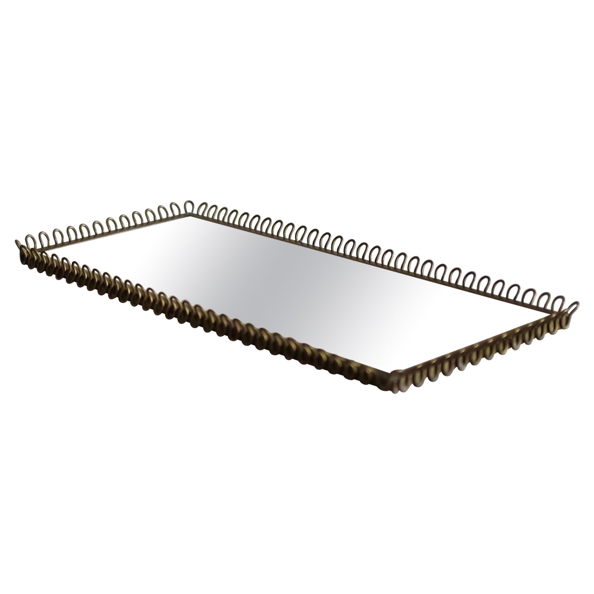 Swedish Modern Brass Mirror tray