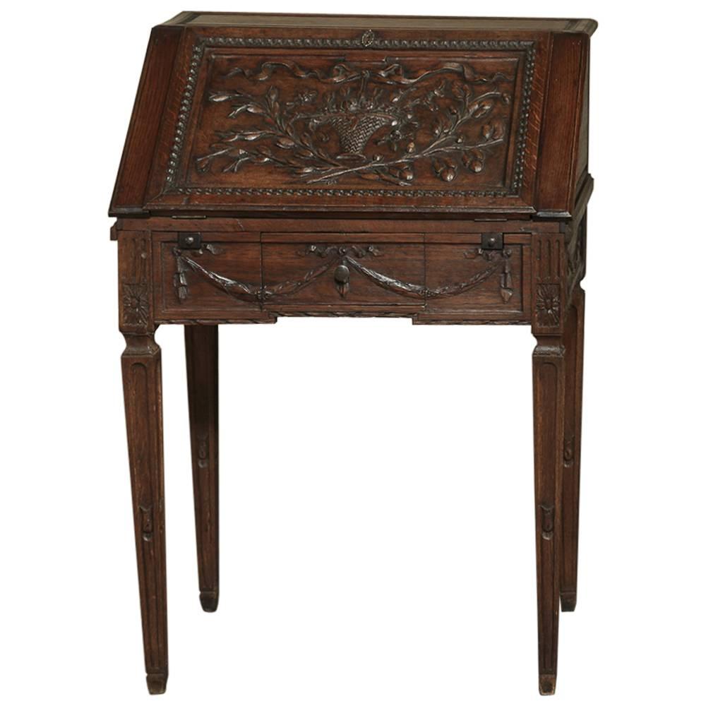 19th Century Country French Neoclassical Secretary