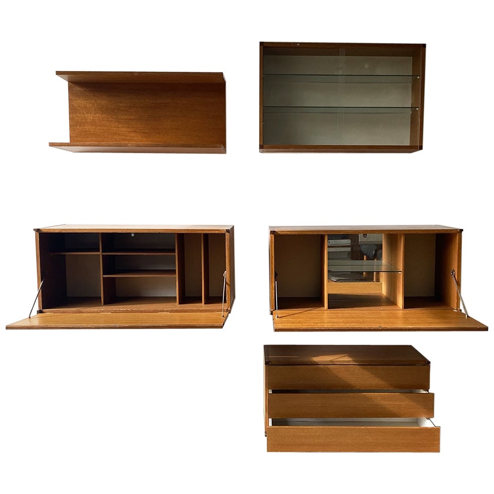 1960’s mid century Beaver & Tapley modular wall units For Sale