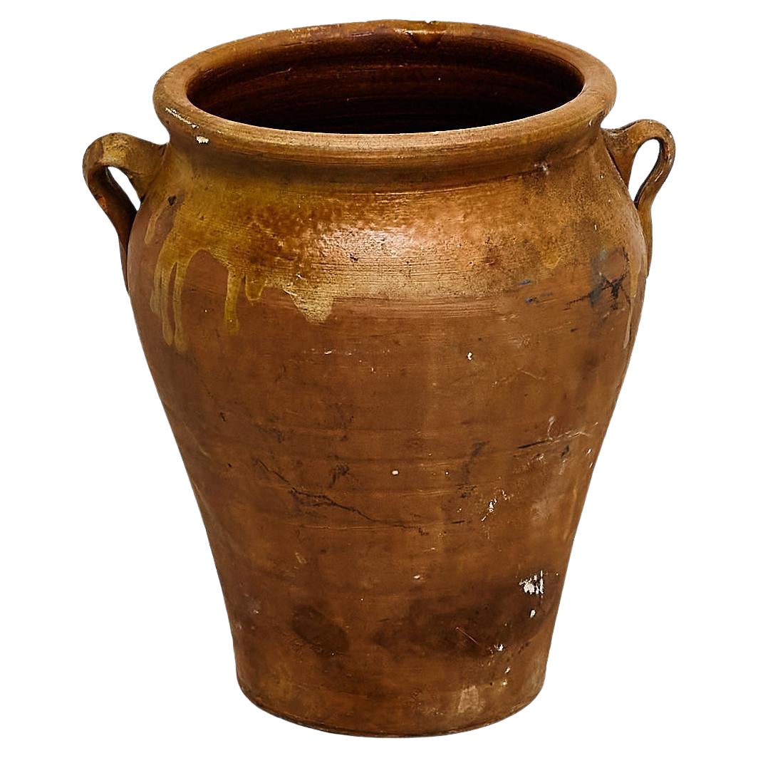 Vase en céramique espagnole traditionnelle du début du 20e siècle, vers 1940 en vente