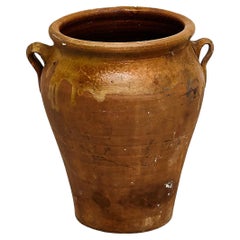 Vase en céramique espagnole traditionnelle du début du 20e siècle, vers 1940