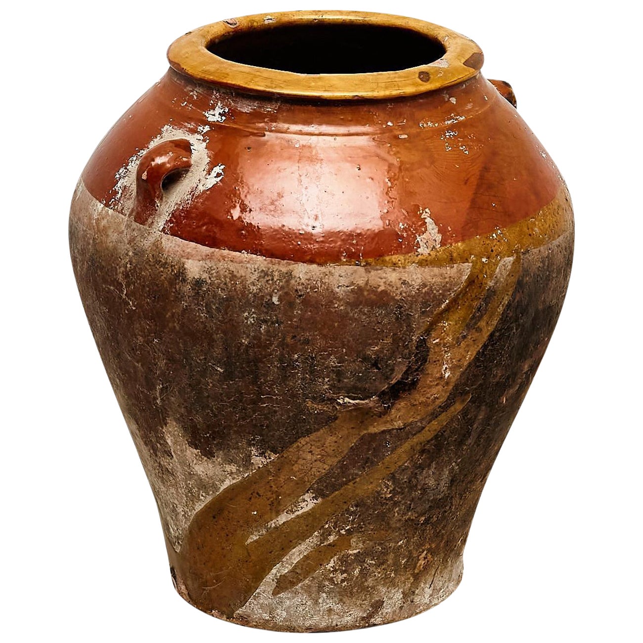 Traditionelle spanische Keramikvase des frühen 20. Jahrhunderts