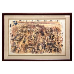 Used New York Stock Exchange Lithograph by LeRoy Neiman