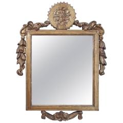 Antique Italian 19th Century Gilded Mirror