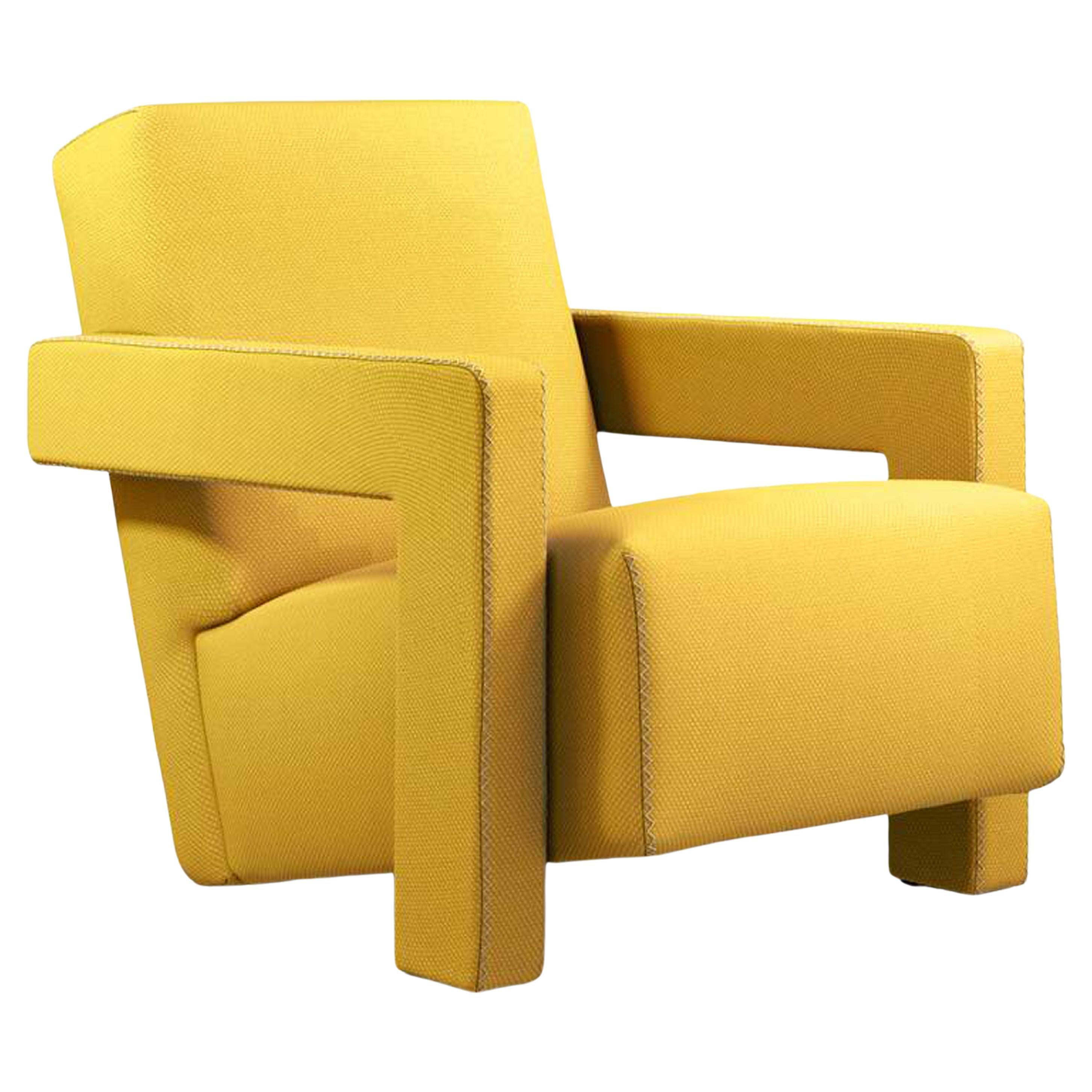 Gerrit Thomas Rietveld Utrech Pro Armchair by Cassina  For Sale