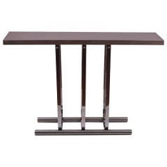 troy consoles Rohde for Troy Sunshade Chrome Console Table