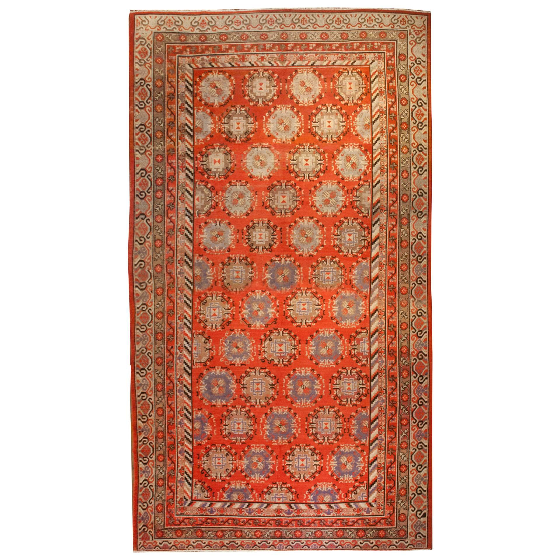 Early 20th Century Khotan Rug For Sale