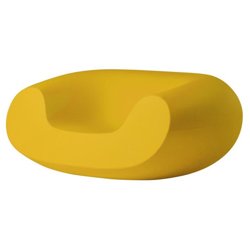 Saffron Yellow Chubby Lounge Armchair by Marcel Wanders For Sale
